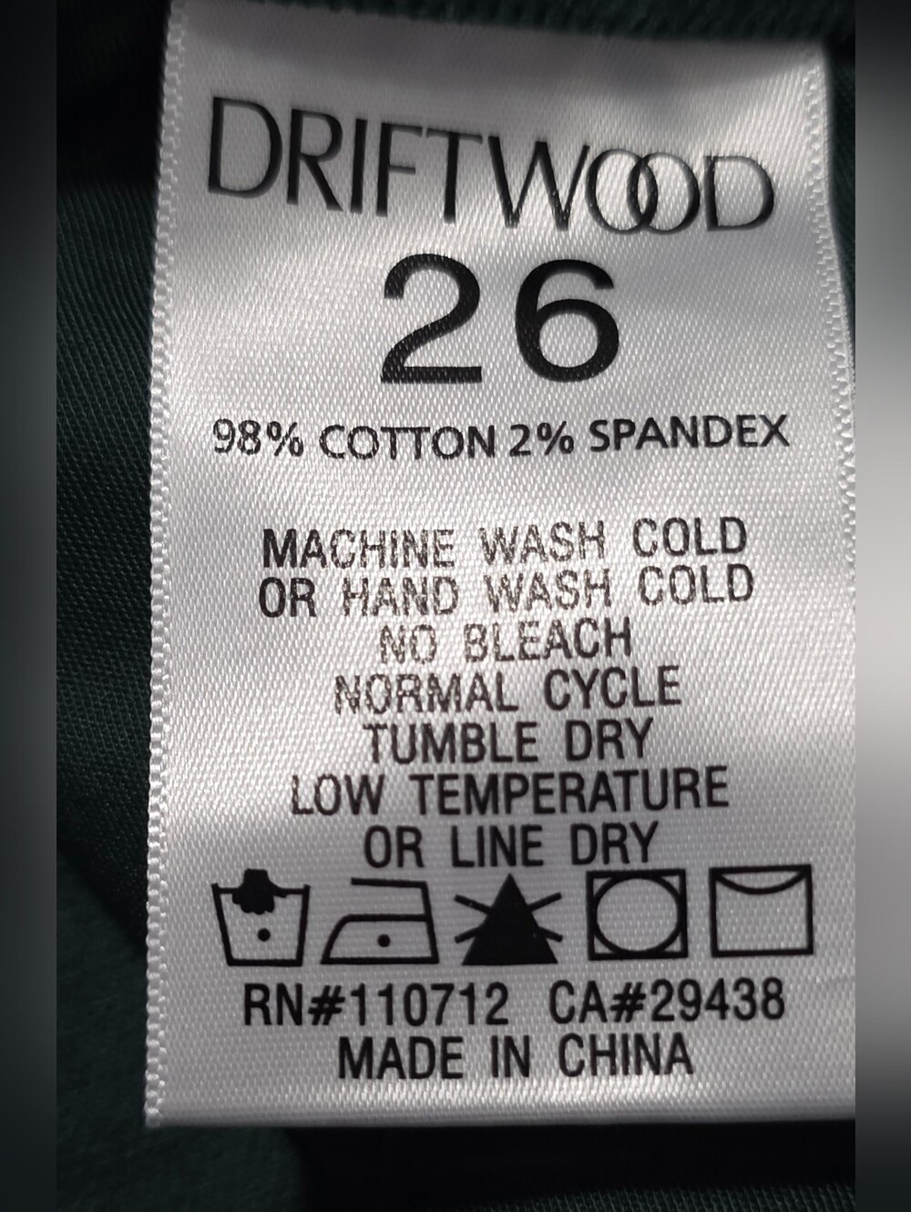 Driftwood Farrah Embroidered Cord Flare Jean at Free People Size 26 NWT - Picture 8 of 16